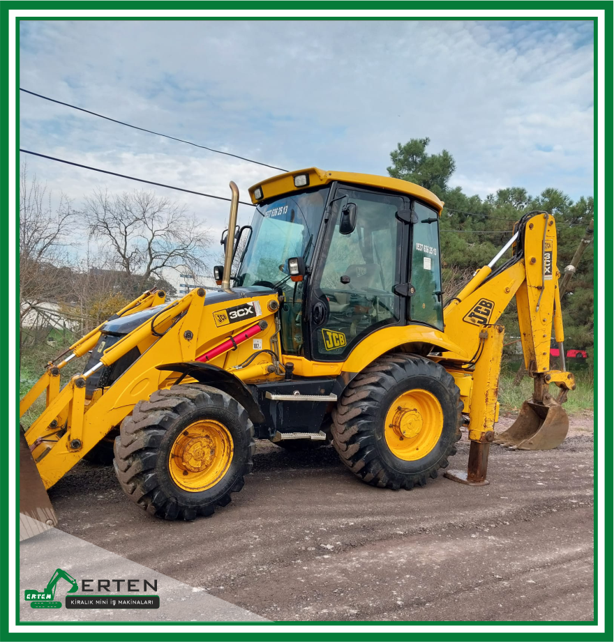 Ertem Kiralık İş Makinaları - Kiralık JCB 3XC Kepçe İş Makinası